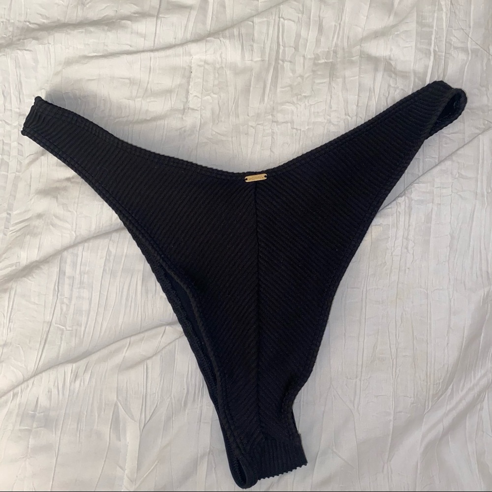 HIGH LEG RIBBED HOLLISTER bikini bottom